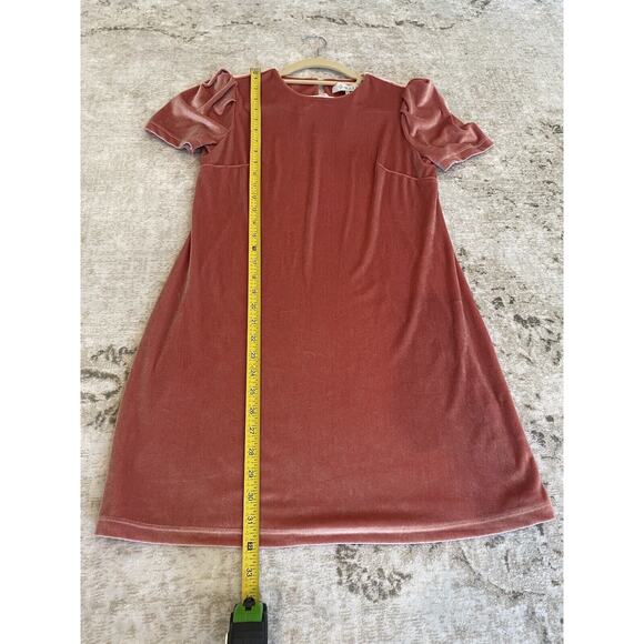 WAYF Women's Pink Velvet Suede Cocktail Mini Dress Size‎ XS - Picture 6 of 6